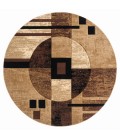 United Weavers Bristol Brown 2050-10150 7 ft. 10 in. Round Round Rug