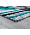 United Weavers Bristol Turquoise 2050-10169 2 ft. 7 in. X 7 ft. 4 in. Rectangle Rug