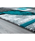 United Weavers Bristol Turquoise 2050-10169 2 ft. 7 in. X 7 ft. 4 in. Rectangle Rug