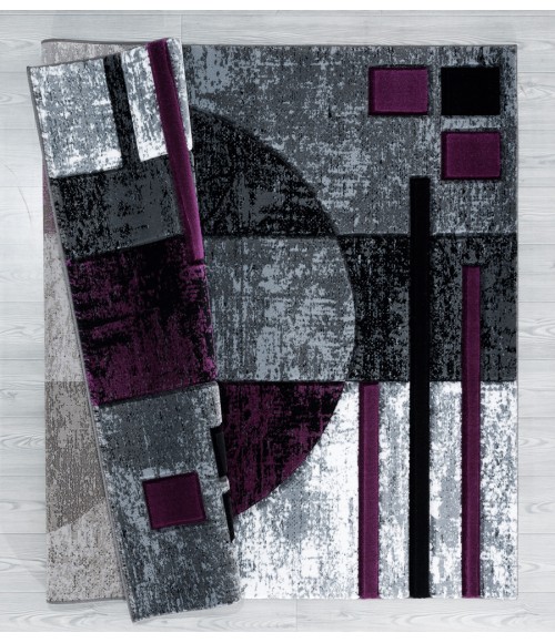 United Weavers Bristol Plum 2050-10182 7 ft. 10 in. X 10 ft. 6 in. Rectangle Rug