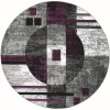 United Weavers Bristol Plum 2050-10182 7 ft. 10 in. Round Round Rug