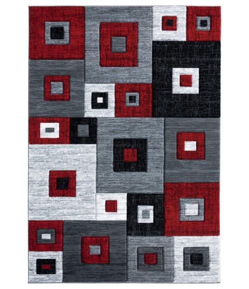 United Weavers Bristol Red 2050-10230 5 ft. 3 in. X 7 ft. 6 in. Rectangle Rug