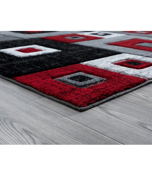 United Weavers Bristol Red 2050-10230 5 ft. 3 in. X 7 ft. 6 in. Rectangle Rug