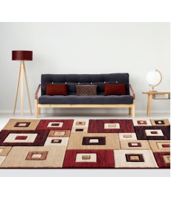 United Weavers Bristol Burgundy 2050-10234 1 ft. 10 in. X 2 ft. 8 in. Rectangle Rug