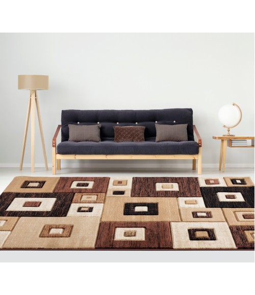 United Weavers Bristol Brown 2050-10250 2 ft. 7 in. X 4 ft. 2 in. Rectangle Rug