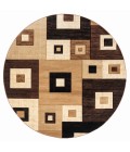 United Weavers Bristol Brown 2050-10250 7 ft. 10 in. Round Round Rug