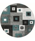United Weavers Bristol Turquoise 2050-10269 7 ft. 10 in. Round Round Rug
