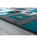 United Weavers Bristol Turquoise 2050-10269 2 ft. 7 in. X 7 ft. 4 in. Rectangle Rug