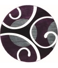 United Weavers Bristol Plum 2050-10382 7 ft. 10 in. Round Round Rug