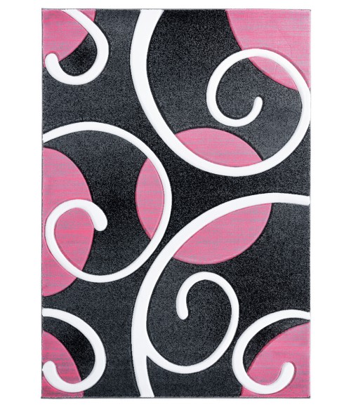 United Weavers Bristol Pink 2050-10386 5 ft. 3 in. X 7 ft. 6 in. Rectangle Rug