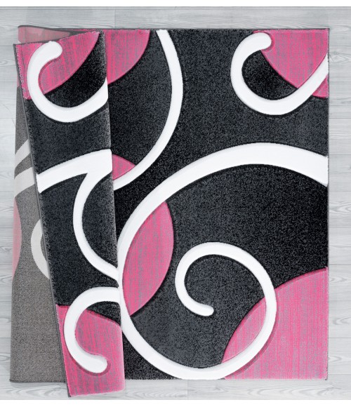 United Weavers Bristol Pink 2050-10386 5 ft. 3 in. X 7 ft. 6 in. Rectangle Rug