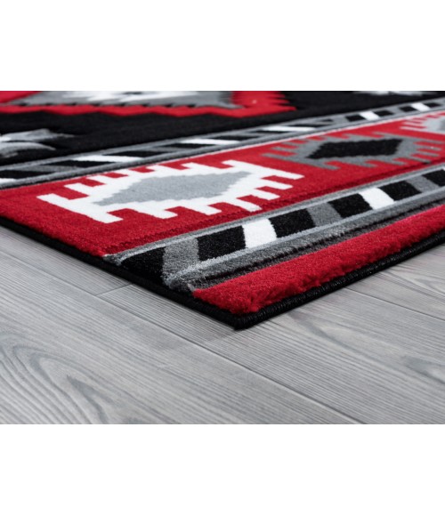 United Weavers Bristol Red 2050-10430 2 ft. 7 in. X 4 ft. 2 in. Rectangle Rug