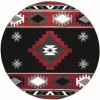 United Weavers Bristol Red 2050-10430 7 ft. 10 in. Round Round Rug