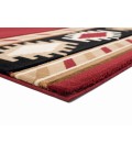 United Weavers Bristol Burgundy 2050-10434 5 ft. 3 in. X 7 ft. 6 in. Rectangle Rug
