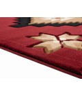 United Weavers Bristol Burgundy 2050-10434 5 ft. 3 in. X 7 ft. 6 in. Rectangle Rug