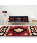 United Weavers Bristol Burgundy 2050-10434 5 ft. 3 in. X 7 ft. 6 in. Rectangle Rug