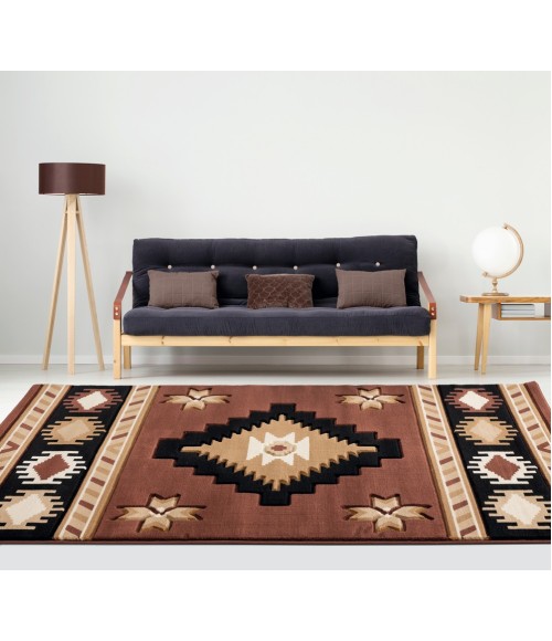 United Weavers Bristol Brown 2050-10450 5 ft. 3 in. X 7 ft. 6 in. Rectangle Rug