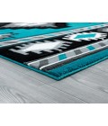 United Weavers Bristol Turquoise 2050-10469 5 ft. 3 in. X 7 ft. 6 in. Rectangle Rug