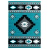United Weavers Bristol Turquoise 2050-10469 5 ft. 3 in. X 7 ft. 6 in. Rectangle Rug