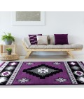 United Weavers Bristol Plum 2050-10482 5 ft. 3 in. X 7 ft. 6 in. Rectangle Rug