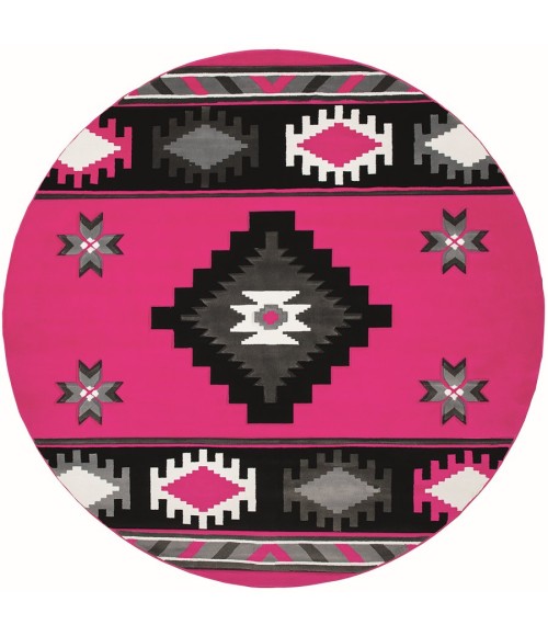 United Weavers Bristol Pink 2050-10486 7 ft. 10 in. Round Round Rug