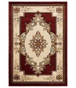 United Weavers Bristol Burgundy 2050-10534 5 ft. 3 in. X 7 ft. 6 in. Rectangle Rug