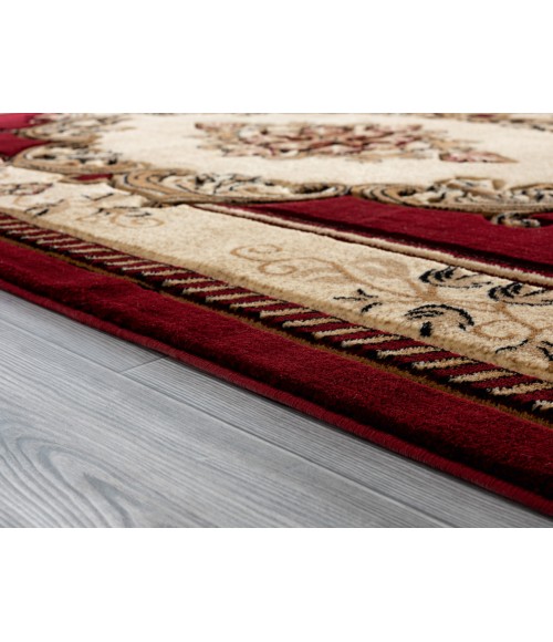 United Weavers Bristol Burgundy 2050-10534 7 ft. 10 in. Round Round Rug