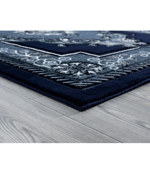 United Weavers Bristol Navy 2050-10564 7 ft. 10 in. Round Round Rug