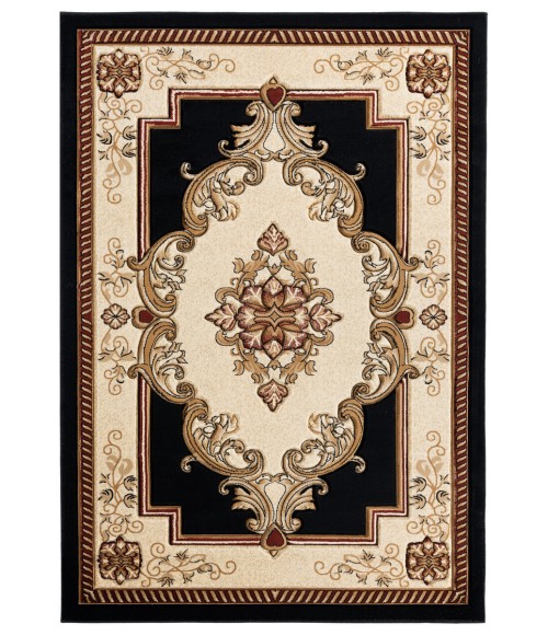 United Weavers Bristol Black 2050-10570 5 ft. 3 in. X 7 ft. 6 in. Rectangle Rug