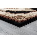 United Weavers Bristol Black 2050-10570 7 ft. 10 in. Round Round Rug