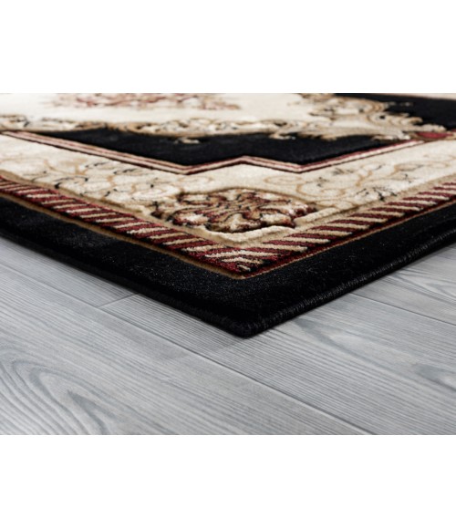 United Weavers Bristol Black 2050-10570 7 ft. 10 in. Round Round Rug