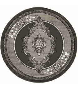 United Weavers Bristol Grey 2050-10572 7 ft. 10 in. Round Round Rug