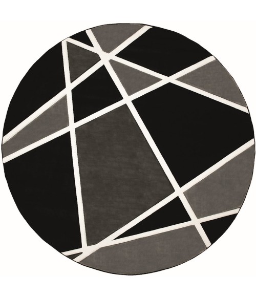 United Weavers Bristol Grey 2050-10872 7 ft. 10 in. Round Round Rug