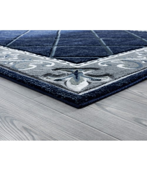 United Weavers Bristol Navy 2050-10964 2 ft. 7 in. X 4 ft. 2 in. Rectangle Rug