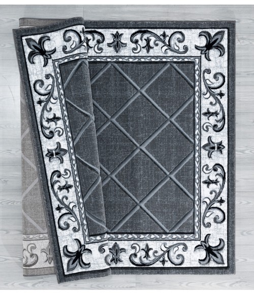 United Weavers Bristol Grey 2050-10972 7 ft. 10 in. Round Round Rug