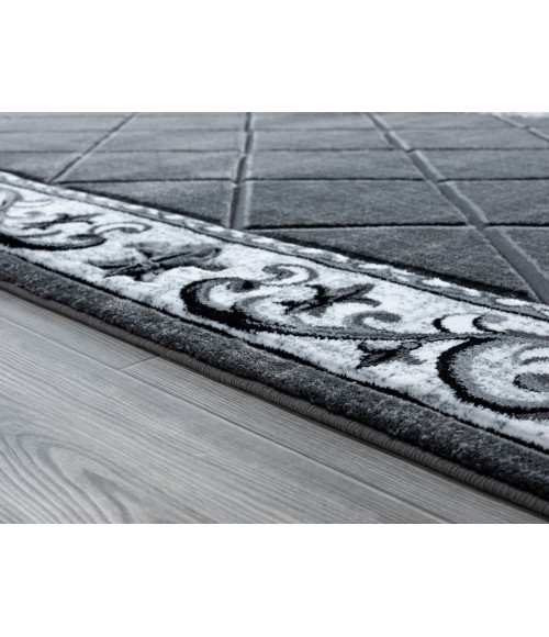 United Weavers Bristol Grey 2050-10972 7 ft. 10 in. Round Round Rug