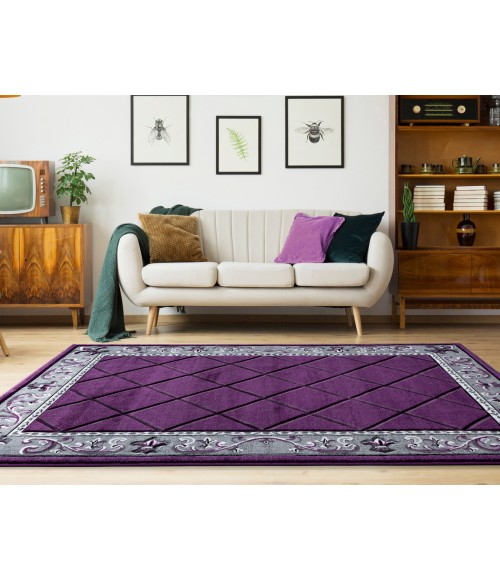 United Weavers Bristol Plum 2050-10982 7 ft. 10 in. Round Round Rug