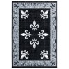 United Weavers Bristol Black 2050-11070 1 ft. 10 in. X 2 ft. 8 in. Rectangle Rug