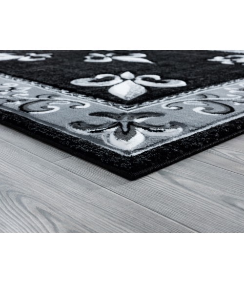United Weavers Bristol Black 2050-11070 7 ft. 10 in. Round Round Rug