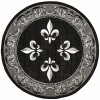 United Weavers Bristol Black 2050-11070 7 ft. 10 in. Round Round Rug