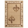 United Weavers Bristol Beige 2050-11226 2 ft. 7 in. X 4 ft. 2 in. Rectangle Rug