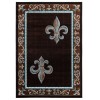 United Weavers Bristol Brown 2050-11250 5 ft. 3 in. X 7 ft. 6 in. Rectangle Rug