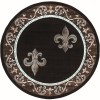 United Weavers Bristol Brown 2050-11250 7 ft. 10 in. Round Round Rug
