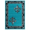 United Weavers Bristol Turquoise 2050-11269 2 ft. 7 in. X 4 ft. 2 in. Rectangle Rug