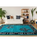 United Weavers Bristol Turquoise 2050-11269 7 ft. 10 in. Round Round Rug