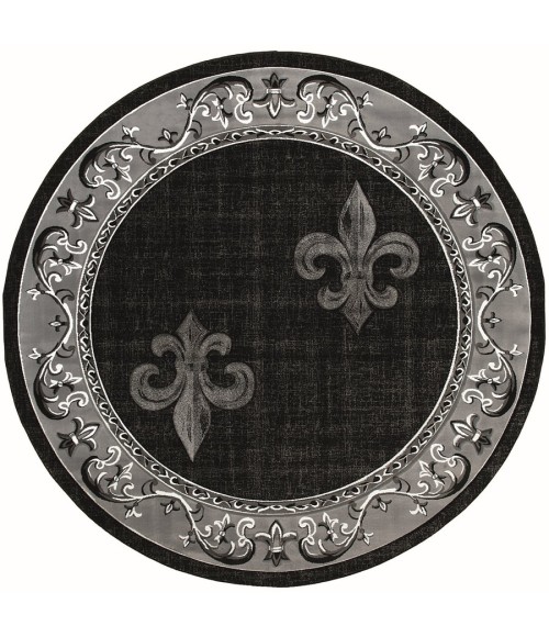 United Weavers Bristol Grey 2050-11272 7 ft. 10 in. Round Round Rug