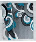 United Weavers Bristol Turquoise 2050-11369 7 ft. 10 in. Round Round Rug