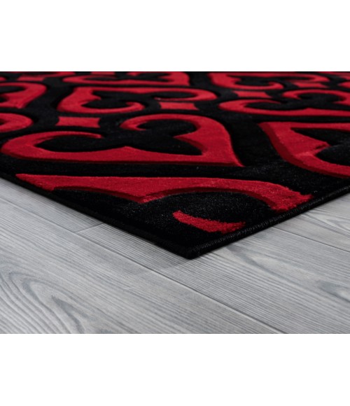 United Weavers Bristol Red 2050-11430 7 ft. 10 in. Round Round Rug
