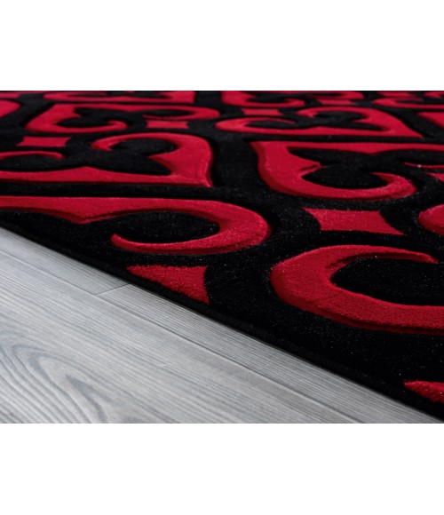 United Weavers Bristol Red 2050-11430 7 ft. 10 in. Round Round Rug