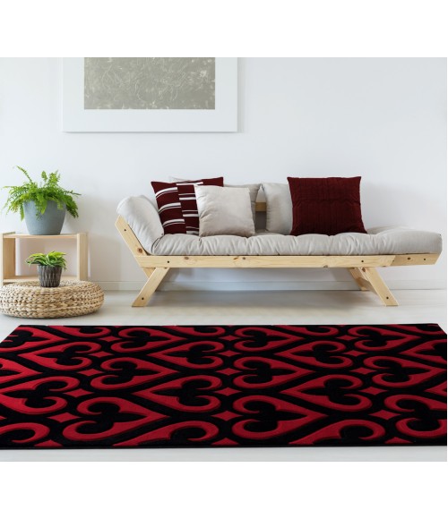 United Weavers Bristol Red 2050-11430 7 ft. 10 in. Round Round Rug